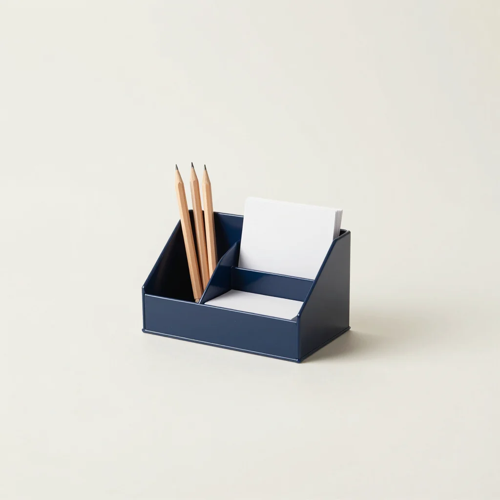 Navy Desk Organizer