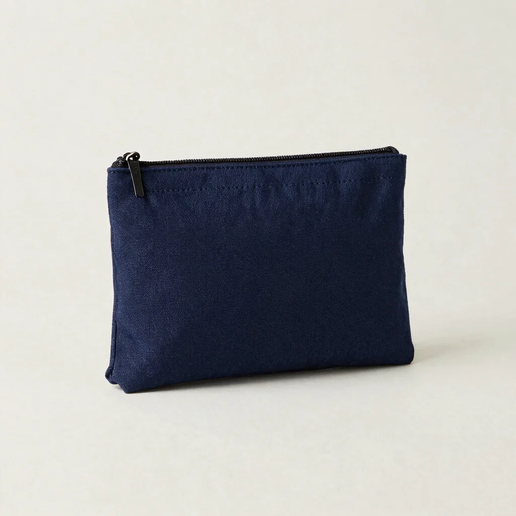Navy Canvas Pouch