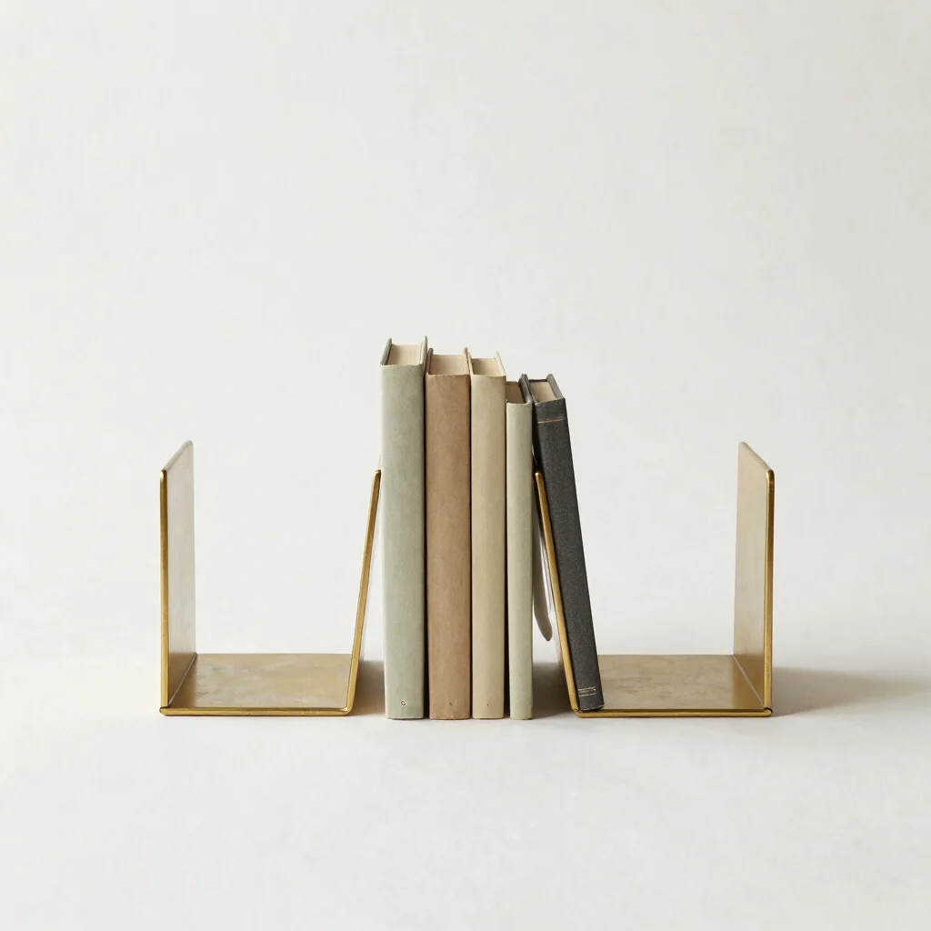 Brass Bookends Pair